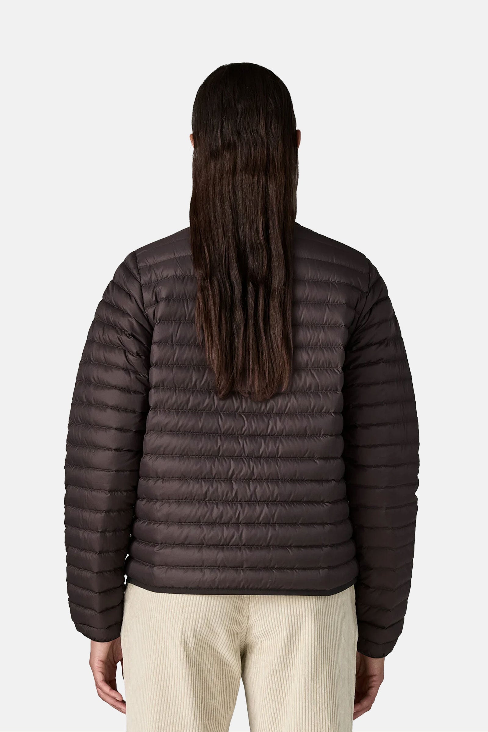 Women's Lightweight Reversible Down Sweater Cardigan