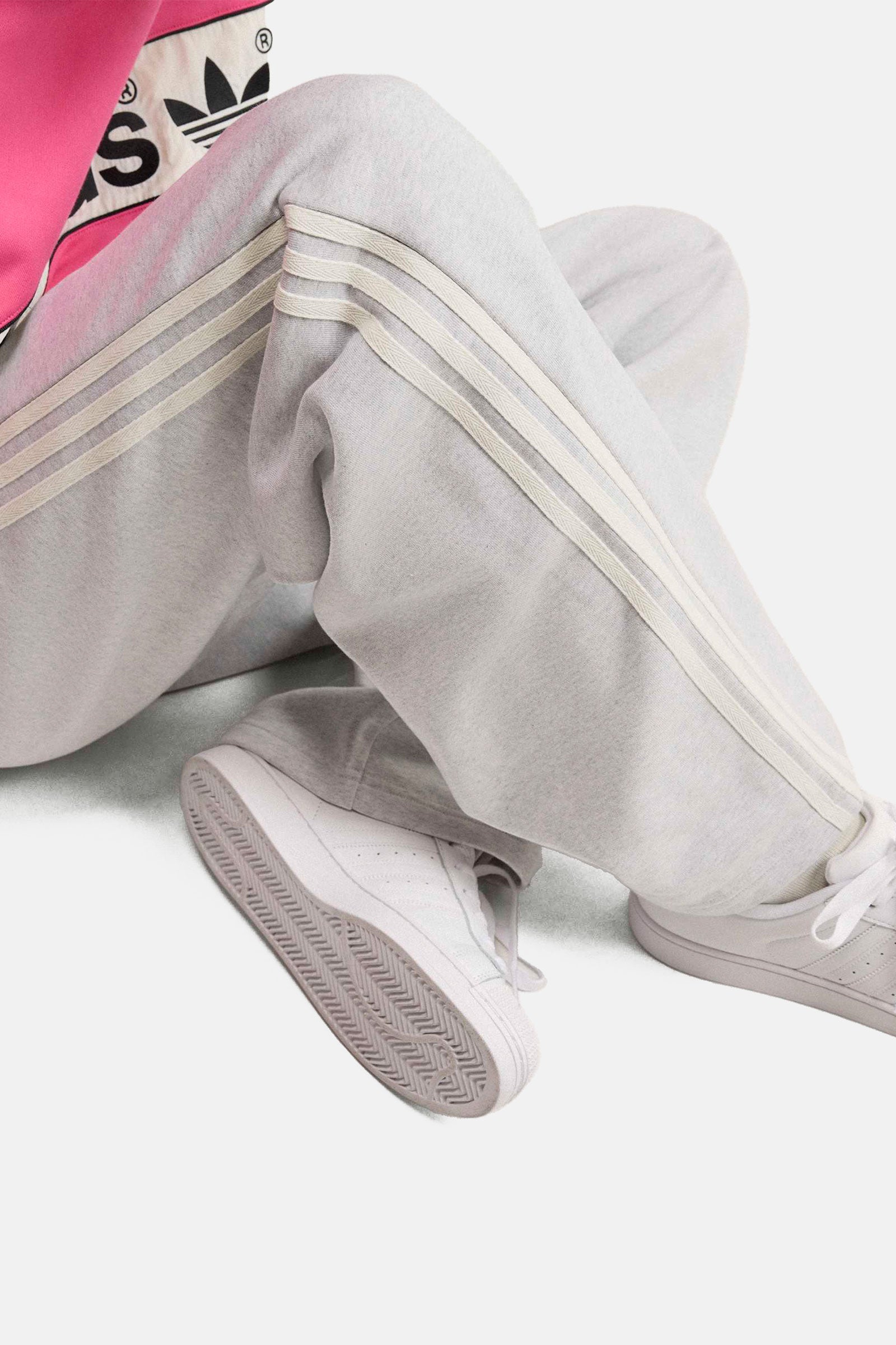 adiSignature 3 Stripes Open Hem Sweatpants