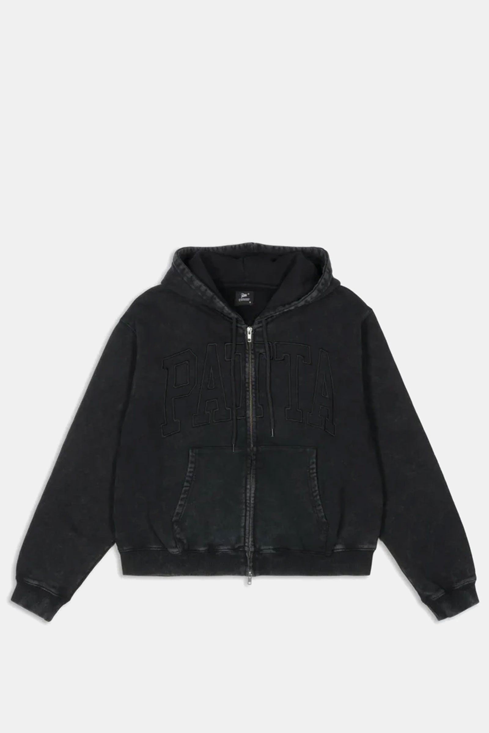 Patta Loopback Logo Zip Hooded Sweater