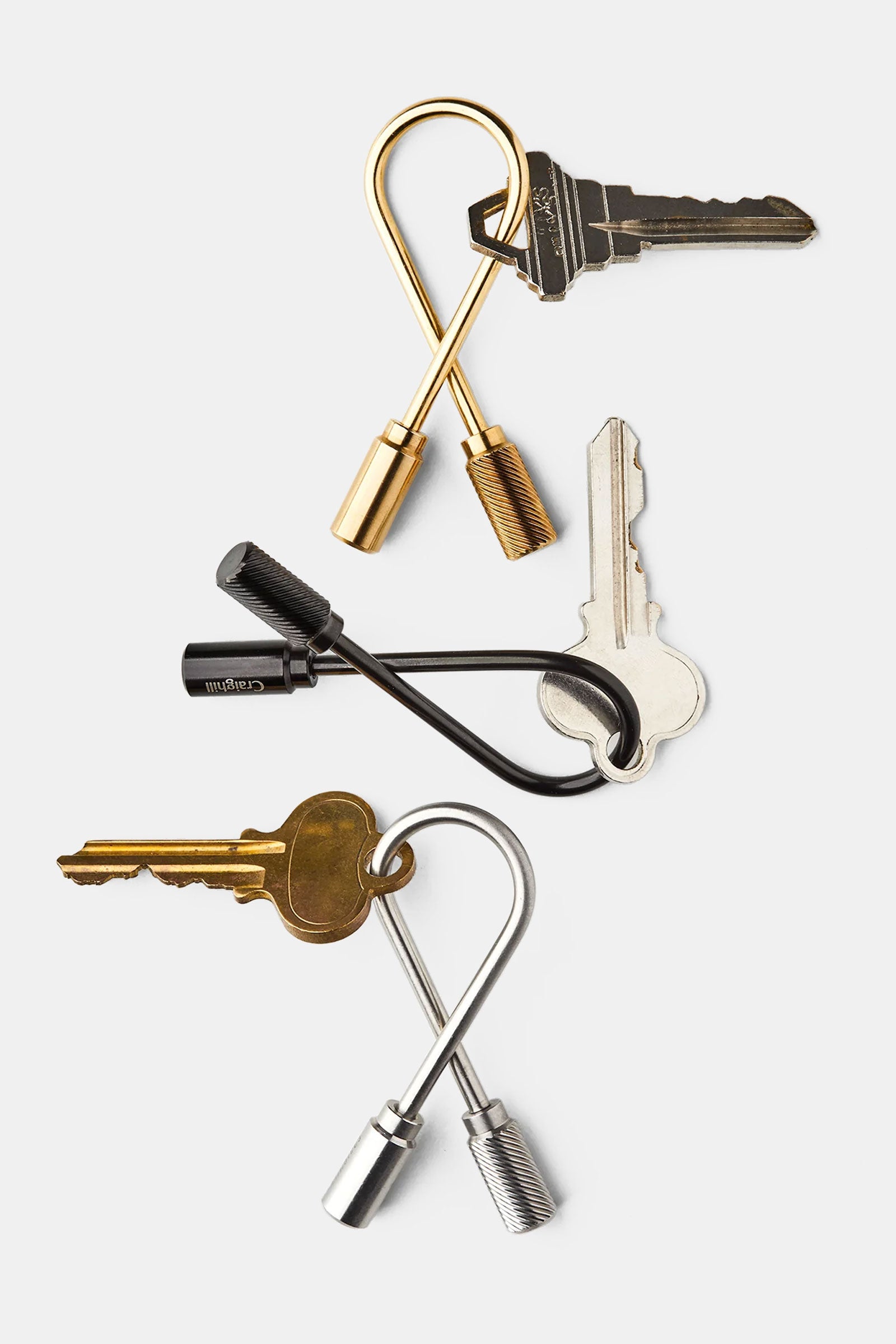 Closed Helix Keyring