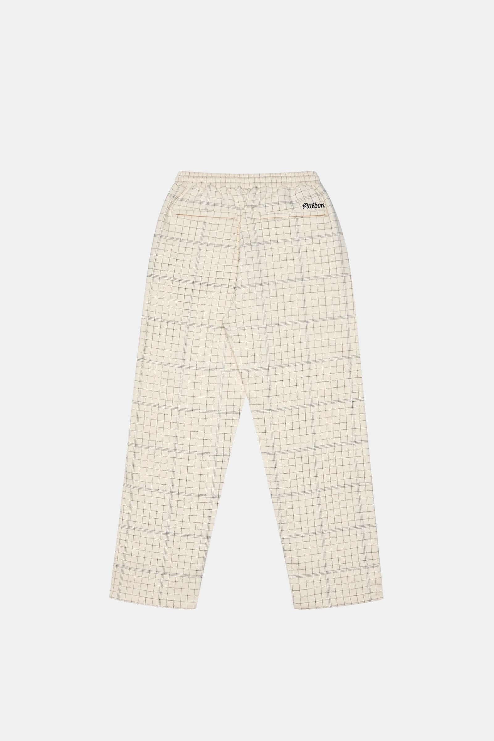 Bon Script Plaid Sweatpant