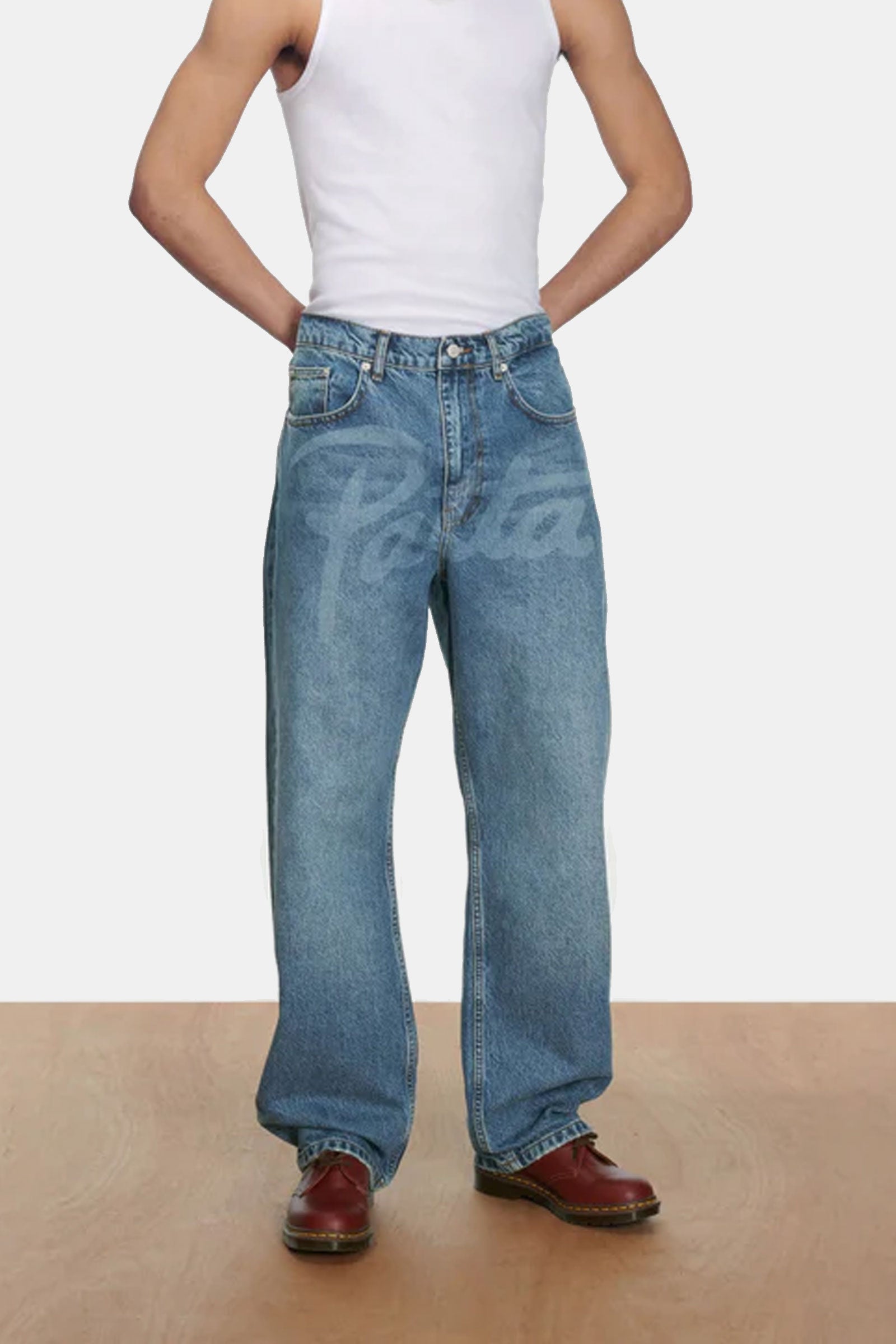 Patta Laserprint Whiskers Denim Pants