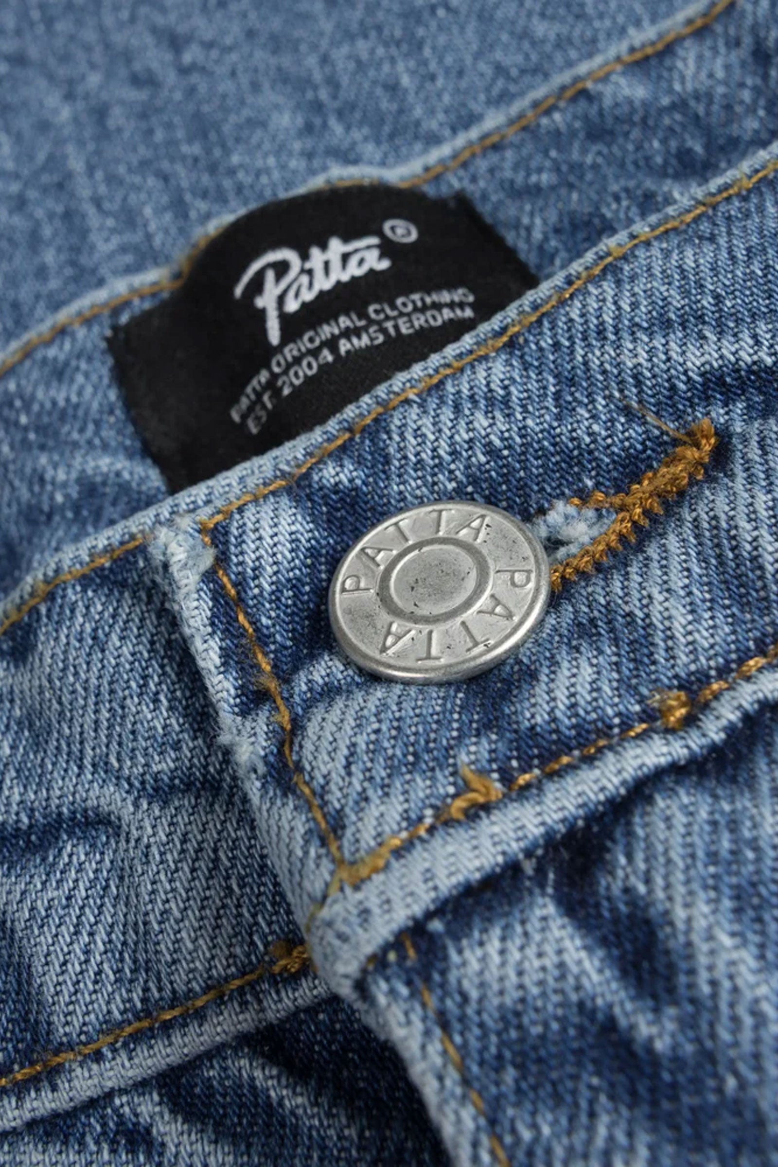 Patta Laserprint Whiskers Denim Pants