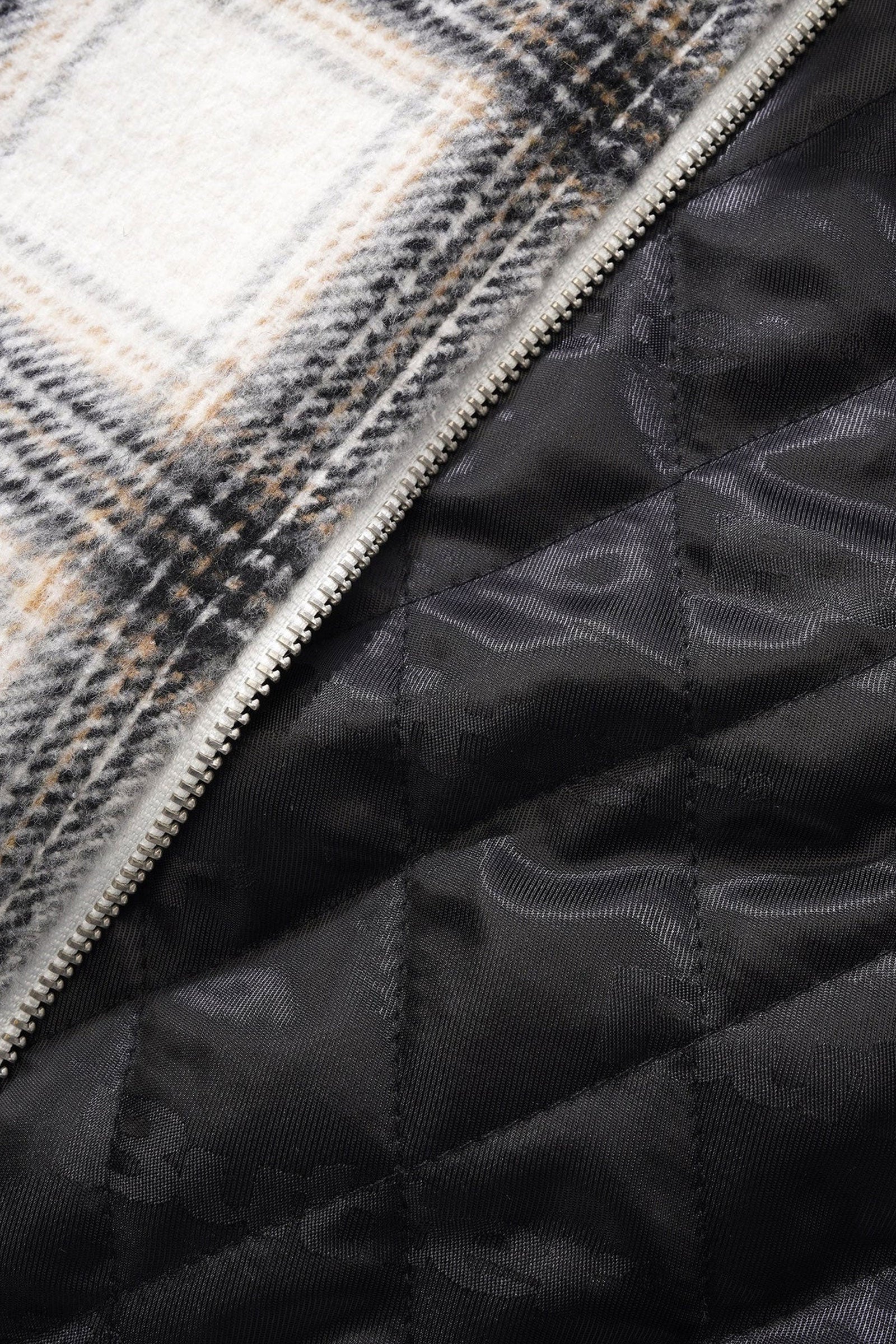 Plaid Flannel Insulated Overshirt