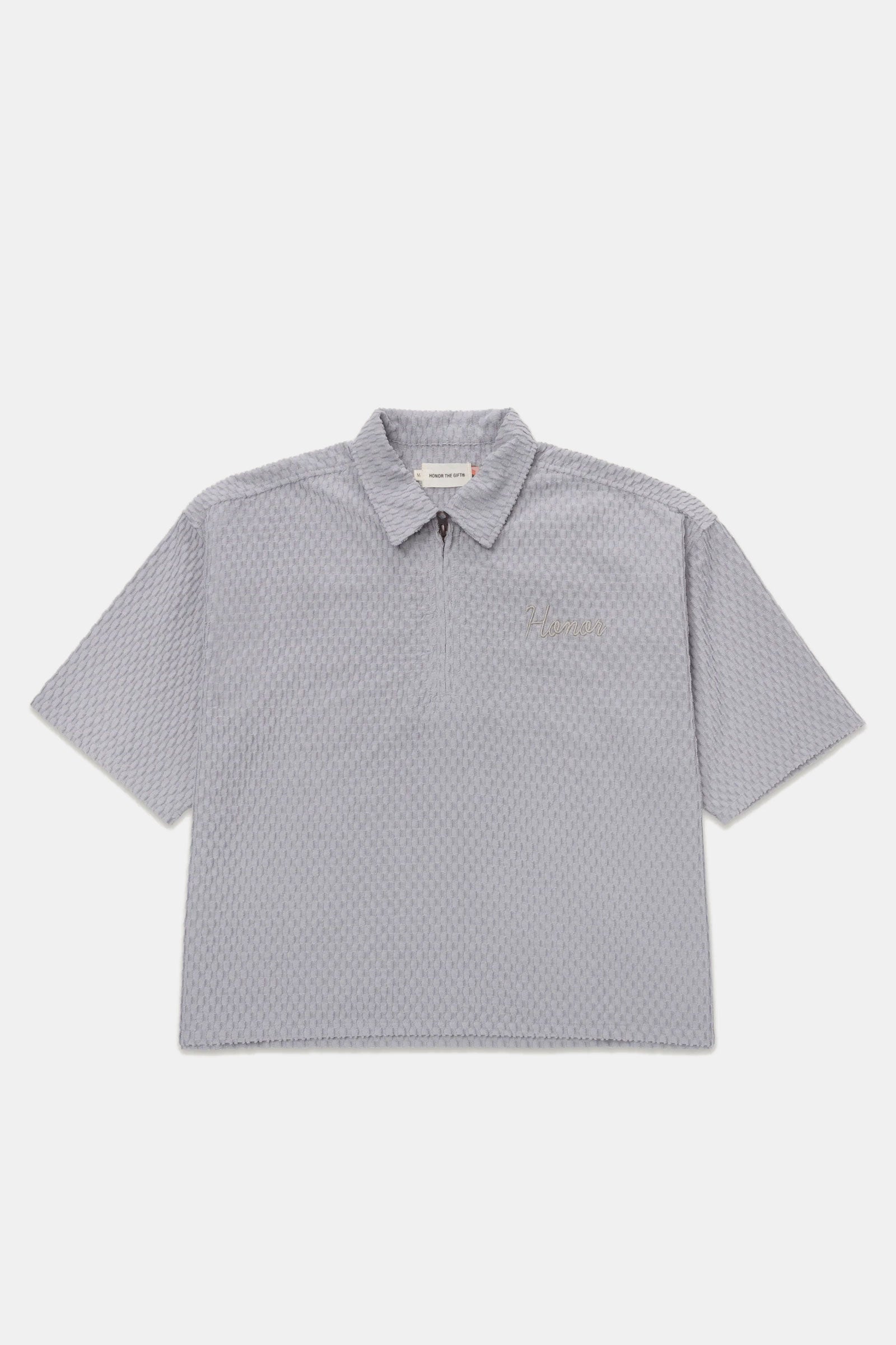 Textured Knit Quarter Zip