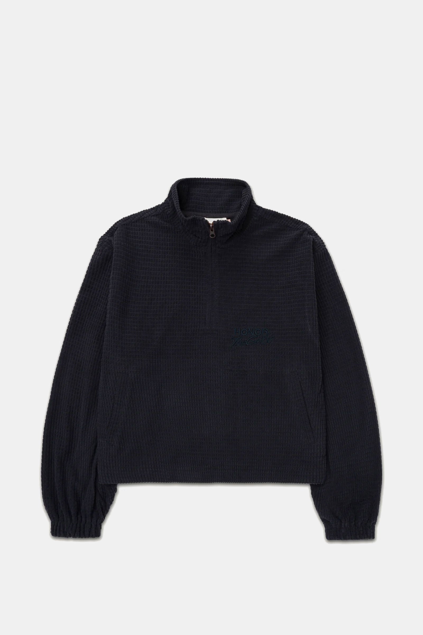 Textured Knit Anorak